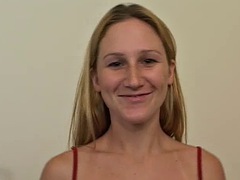 Enthousiasteling, Lieveling, Blond, Sperma, Sperma shot, Hardcore, Tiener, Tieten likken