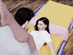 Aunty, doctor fucks patient, indian sexy