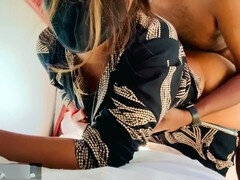 Amateur, Beso negro, Autobús, Engañando, Universidad, Grupo, Marido, Mamá