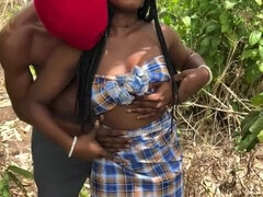 18, Stor stjärt, Svart, Par, Doggystyle, Hardcore, Hd, Utomhus