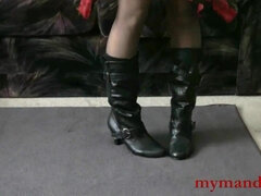 Mandy Flores - Nylons In Sexy Boots (26 December, 2011) - Mandy flores