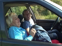 Rubia, Coche, Hd, Maduro, Al aire libre, Coño, Realidad, Montar