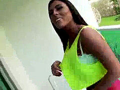 Gianna's tight Latina bum flick starring Gianna Nicole - Mofos.com