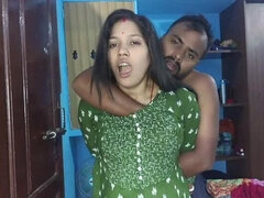 18-Year-Old Indian GF Sona Bhabhi Fucks Hard - Tight Pussy & Big Cock Desi Sex