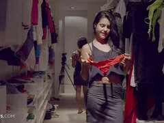 Amateur, Cul, Doigter, Lingerie, Masturbation, Rasée, Maigrichonne, Nénés