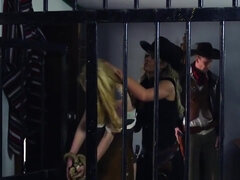 Jessa Rhodes Misha Cross In Rawhide Scene 2