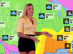 Dirty weather girl Juelz Ventura loves anal