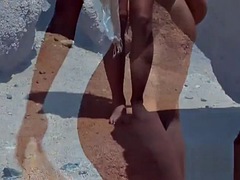 큰 가슴, 금발의, 여자친구, 혼자, 젖가슴