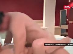 Kukk suging, Hotell, Latina, Milf, Trekant