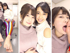 Aasialainen, Fetissi, Jalkahoito, Japanilainen, Lesbo, Toimisto, Orgasmi, Outo