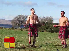 Cardio P.I.S.S. style exercise. With the Kilted Coaches. In public..!