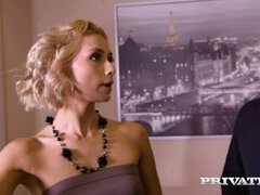 금발의, Hd, 라티나, 자연적인, 거칠게, 면도된, 분출, 문신