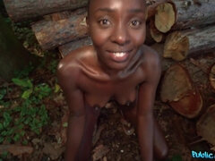 Entrevista, Negro, Mamada, Garganta profunda, Peludo, Interracial, Dinero, Al aire libre