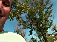 Amateur, Rubia, Mamada, Alemán, Sexo duro, Al aire libre