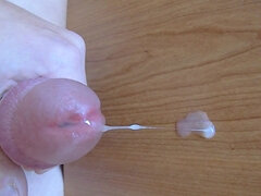 Amatør, Stor kukk, Sperm skott, Hjemmelaget, Onani, Orgasme, Synsvinkel, Alene