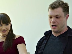 TRANS ANGELS - Mike goes to meet his girlfriends family but ends up fucking her sister Natalie Mars