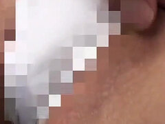 18, アジア人, デカパイ, フェラチオ, 中出し, オマンコ, ティーン