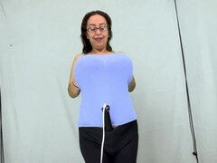 Amatör, Dildo, Kvinna, Ammande, Onani, Naturliga tuttar, Solo, Vibrator