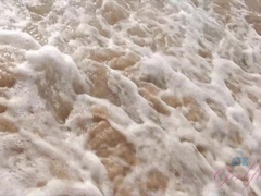 Amador amadora, Banheiro, Praia, Biquine, Loiroa, Orgasmo, Fumar, Tetas