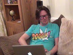 Nerd's Cum Load Doesn't Ruin Stella Cox's Make Up