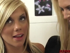 Hot Blondes Brooke and April Star in Girl on Girl Fun - Brooke banner