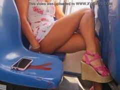 ドレス, フェティッシュ, 露出狂, 毛深い, 小柄, オマンコ, スカート, ティーン