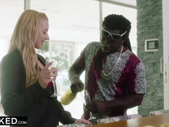 69, ブロンド, フェラチオ, チン, 異人種間, 小柄, オマンコ, 馬乗り