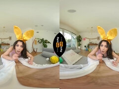 VR 180 - Easter Hunny Valentina Nappi Rails the Easter Bunny Jake Adams
