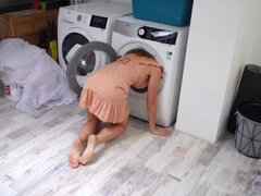 Stuck in the Act: Stepmom Gets a Creamy Surprise!
