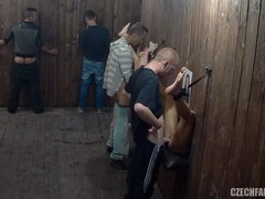 Czech Glory Hole, Featuring Brunette with Small Breasts - Part 2