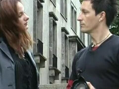 18, Amatör, Rumpa, Ansiktsbehandling, Tysk, Utomhus, Mager, Tonåring