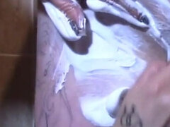 Amador amadora, Peitos grandes, Europeu, Lésbica, Mãe gostosa, Xoxota, Ducha chuveiro