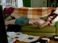 Badeværelse, Blondine, Samling, Give finger, Kysse, Onani, Bryster, Legetøj