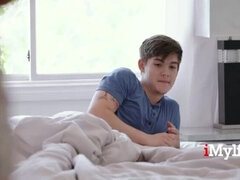 Stepmom Catches Stepson Cleaning His Room and Gets Wild