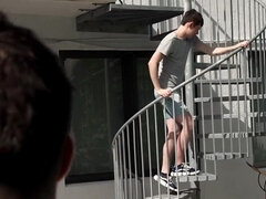 18 éves, Fürdőszoba, Pénisz, Meleg, Maszti, Meztelen, Orgazmus, Zuhanyozó