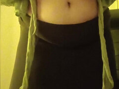 Gros cul, Rondelette, Indienne, Mature, Seins naturels, Nue
