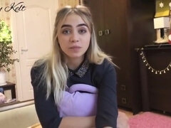 お尻, デカチン, ブロンド, 古典, カップル, イマラチオ, 乳首, ロシア人