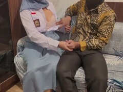 Amatorka, Obciąganie, Wytrysk do ust, Nagi, Squirting, Student, Nauczyciel, Mocno