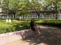 오랄섹스, 가슴이 큰, 깊은목구멍, 일본인, 자연적인, 젖꼭지, 야외의, 젖가슴