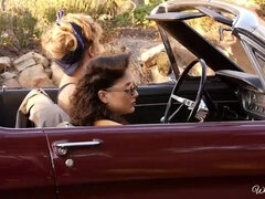 Rubia, Hd, Besar, Lesbiana, Lamidas, Coño, Adolescente, Tetas