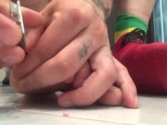 Umazano govorjenje, Stopala, Spandex, Stranisce