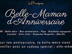 French audio porn Stepmom has a very special gift for your birthday