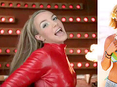 Britney weenies wank Off challenge