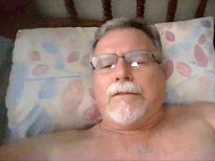 dad shoots a load on webcam