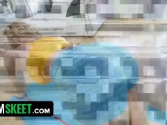 Store pupper, Blond, Sperm skott, Bakfra, Gym, Hd, Skrikende, Pupper