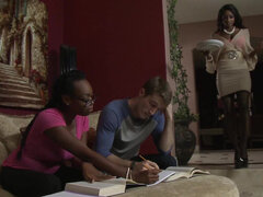 항문, 큰 가슴, 흑인, 오랄섹스, 깊은목구멍, 딜도, 에보니, 밀프