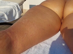 Mature Blonde Wife Selena Enjoys Close up Naked Body Posing