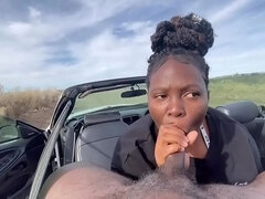 Bbw stor vacker kvinna, Bil, Fångad, Ebenholts, Polis, Offentlig