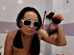 Morena, Linda, Peludo, Latina, Madres para coger, Pezones, Tetas, Esposa